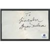 Image 1 : Byron Nelson Signed Index Card (GA COA)