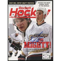 Ryan Getzlaf Signed Ducks Beckett Magazine (JSA COA)