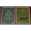 Image 2 : Set of (4) Larry Fitzgerald Cardinals 1/1 Beckett Printing Plates Custom Framed to 24x31