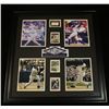 Image 1 : Custom Framed 40/40 Club Display With Autographed Inserts of Bonds, Rodriguez, Soriano, Canseco