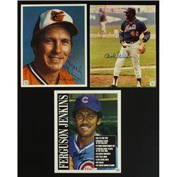 Lot of (3) Signed Baseball Photos: Brooks Robinson, Bob Gibson & Fergie Jenkins (AR COA)