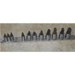 1/4" & 38 DRIVE SNAP-ON STAR SOCKETS