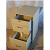 Image 2 : TAN 2 DRAWER 28" TALL  FILING CABINET