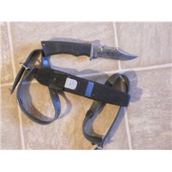 STAINLESS STEEL DIVE KNIFE WITH CASE