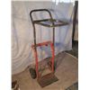 Image 3 : 4 WHEEL ORANGE AND BLACK HAND TRUCK/DOLLY