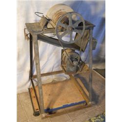 STONE GRINDING WHEEL ON STAND " AS IS :"