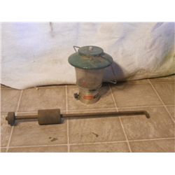 SLIDING HAMMER AND COLMAN LANTERN