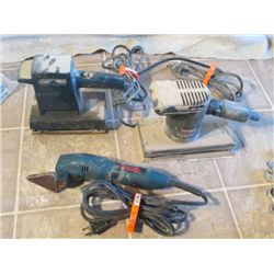 CRAFTSMAN BELTSNADER 3/8 HP, RYOBI TRINAGLE SANDER