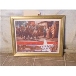 1955 POSTER OF TEXAS LADY MOVIE ADVERTISMENT