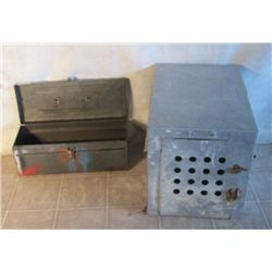 EMPTY METAL TOOL BOX