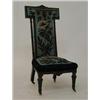 VICTORIAN PARCEL GILT & EBONIZED PRIE DIEU
