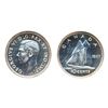 Image 3 : 1947. Specimen Set. Cent to Dollar. All PCGS graded. Cent. SP-66. Red; 5 Cents. SP-65; 10 Cents. SP-