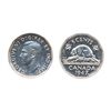 Image 2 : 1947 Maple Leaf. Specimen Set. Cent to Dollar. All PCGS graded. Cent. SP-64. Red-Brown. Cameo; 5 Cen