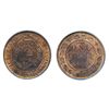 Image 1 : 1858. PCGS graded Mint State-64. Red-Brown. 40% remaining red luster.