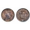 Image 1 : 1891. Small Date, Small Leaves. Obverse port. #3. PCGS graded Mint State-64, Red-Brown. 40%/30% red 