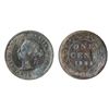 Image 1 : 1891. Small Date, Small Leaves. Obverse port. #3. ICCS Fine- 15.