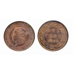 1892. Obverse port. #4. ICCS Mint State-63. Red-Brown. 40% luster. Interesting reflective fields.