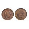 Image 1 : 1892. Obverse port. #4. ICCS Mint State-63. Red-Brown. 40% luster. Interesting reflective fields.