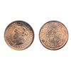 Image 1 : 1899. ICCS Mint State-65. Red. Full red luster. A Gem large cent.