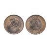 Image 1 : 1906. 1918. Both ICCS Mint State-63. Red. Both with 80% red luster. Lot of two (2) coins.