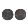 Image 1 : 1923. ICCS Mint State-60. Lustrous brown.