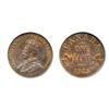 Image 1 : 1926. ICCS Mint State-63. Red-Brown. 40% iridescent luster.