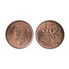 Image 1 : 1941, 1942, 1943. All ICCS Mint State-64. Red. All 60-70% red luster; 1944. ICCS Mint State-63. Red.