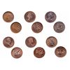 Image 1 : 1948. ANACS graded Mint State-64, A to Denticle; 1964. ICCS Mint State-65. Heavy Cameo; 1965, Type 1