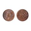 Image 1 : 1951. ICCS Mint State-64. Red. Full Red. Lot of five (5) coins.