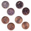 Image 1 : 1983. Far Beads. 1989. 2001P. All ICCS Mint State-65. Red; 2006. RCM Logo. Magnetic. ICCS Mint State
