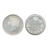 Image 1 : 1884. PCGS graded Mint State-63. Excellent surfaces, with a full strike, mild cameo bust and full or