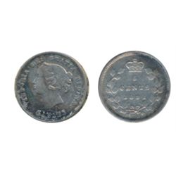1891. Obverse port. #5; 1892. Obverse port. #2. 1898, 1900 Round O. All four (4) are ICCS Very Fine-