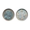 Image 1 : 1909. Round Leaves. PCGS graded Mint State-64. Brilliant and lustrous.