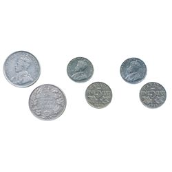 1925. ICCS VF-20, (Scratches); 1925. ICCS Fine-12; FIFTY CENTS. 1934. ICCS Fine-12. Lot of three (3)