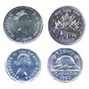 Image 1 : 1953. No Shoulder Strap. Far Leaf. ICCS Mint State-65; 25 CENTS. 2000. Pride. ICCS Mint State-64. ‘D