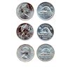 Image 1 : 1960, 1968, 1971. Lot of three (3) coins, all Gem ICCS Mint State-65.