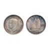 Image 1 : 1941. PCGS graded Mint State-63. Light to medium heavy iridescent toning.