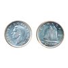 Image 3 : 1947. ICCS Mint State-63. Brilliant; 25 CENTS. 1943. ICCS Mint State-64. Lightly toned; 50 CENTS. 19
