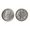 Image 1 : 1871-H. PCGS graded Mint State-65. A brilliant and lustrous gem, with outstanding satin fields, a gr
