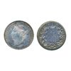 Image 1 : 1885, Curved top ‘5’. ICCS graded Extra Fine-40. Lightly polished. Medium heavy toning.