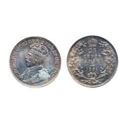 1931. ICCS Mint State-63. Lustrous medium heavy golden toning.