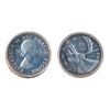 Image 3 : 1956. ICCS PL-65. Cameo; 1957. ICCS PL-65; 1958. ICCS PL-65. Heavy Cameo. Lot of three (3) coins.