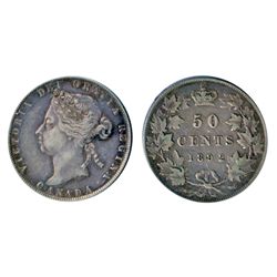 1892. Obverse port. #4. Very Fine-25. Medium heavy gray toning. Ex. Lot #1707, TorEx. 2002.