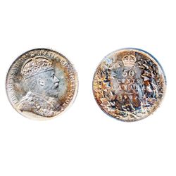 1902. ICCS Mint State-63. A piece with an excellent strike and full luster. Light to medium heavy ‘P