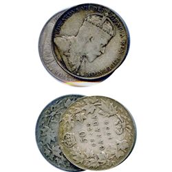 1902, 1908. Both Fine-12. Both with medium heavy toning.