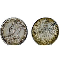 1913. ICCS Very Fine-20. Light to medium heavy gray toning.