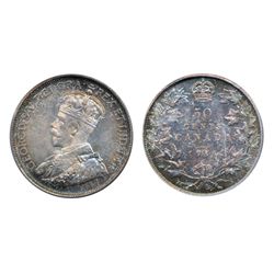 1936. PCGS graded Mint State-66. Even medium toning in shades of gold with blue and green highlights