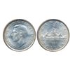Image 2 : 1937, 1957. Both ICCS Mint State-64. Both dollars are brilliant.