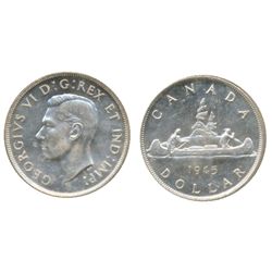 1945. Both ICCS and PCGS graded Mint State-63. Brilliant and lustrous.