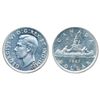 Image 1 : 1947. Pointed 7. Quadruple ‘H.P.’ variety. ICCS Mint State- 63. A brilliant and lustrous dollar.